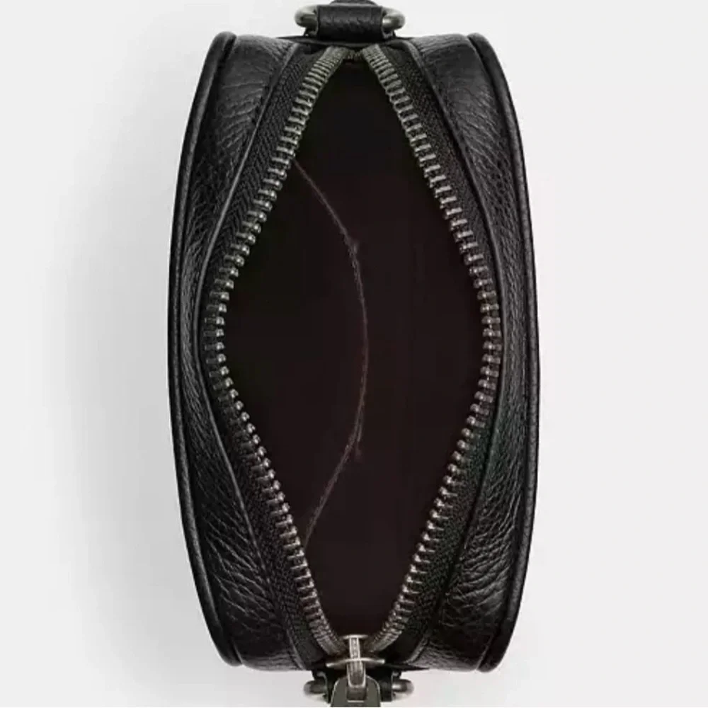 Coach Black Leather Messenger Bag